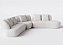 Sofá Living Modulado de Canto 2,60m x 2,90m em Boucle essência Off White - Van Gogh - Home Mobily - Imagem 7