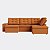 Sofá Retrátil e Reclinável com Chaise 2,90m em Suede Tostado Terracota - Detroit - Home Mobily - Imagem 1