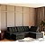 Sofá Retrátil e Reclinável com Chaise 2,65m em Suede Urbano Onix - Detroit - Home Mobily - Imagem 9