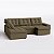 Sofá Retrátil e Reclinável com Chaise 2,65m em Suede Veludo Marrom - Detroit - Home Mobily - Imagem 7