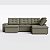 Sofá Retrátil e Reclinável com Chaise 3,05m em Suede Real Castor - Detroit - Home Mobily - Imagem 6