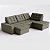 Sofá Retrátil e Reclinável com Chaise 3,05m em Suede Real Castor - Detroit - Home Mobily - Imagem 7