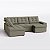 Sofá Retrátil e Reclinável com Chaise 3,05m em Suede Real Castor - Detroit - Home Mobily - Imagem 8