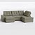 Sofá Retrátil e Reclinável com Chaise 3,05m em Suede Real Castor - Detroit - Home Mobily - Imagem 9