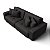 Sofá Cama Luxo 2,36m em Suede Noite Preto - Estocolmo - Home Mobily - Imagem 8