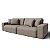 Sofá Cama Luxo 2,96m em Suede Real Castor - Estocolmo - Home Mobily - Imagem 2