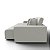 Sofá Cama Luxo 2,96m em Suede Veludo Off White - Estocolmo - Home Mobily - Imagem 9