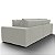 Sofá Cama Luxo 2,76m em Veludo Off White - Estocolmo - Imagem 10