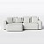 Sofá Montevidéu Modular 2,50m em Linho Piemonte Bege Claro - Home Mobily - Imagem 1