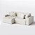 Sofá Estocolmo 2,16m em Linho Mar Off White - Home Mobily - Imagem 2