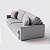 Sofá Cama Bélgica 2,30m em Bouclé Alaska - Home Mobily - Imagem 10