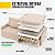 Sofá Paris 4,36m Com Chaise em Linho Nublado Off White - Home Mobily - Imagem 5