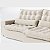 Sofá Volt 2,95m Com Chaise em Boucle  Off White - Home Mobily - Imagem 3