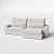 Sofá Retrátil e Reclinável 2,50m em Veludo Mar Off White - Toronto - Home Mobily - Imagem 6