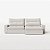 Sofá Retrátil e Reclinável 2,30m em Veludo Mar Off White - Toronto - Home Mobily - Imagem 1