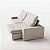 Sofá Retrátil e Reclinável 2,30m em Veludo Mar Off White - Toronto - Home Mobily - Imagem 3
