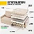 Sofá Denver 2,34m em Linho Safira Off White - Home Mobily - Imagem 4