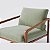 Poltrona Dallas em Linho Columbia Verde Militar - Home Mobily - Imagem 5