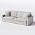 Sofá Cama Bélgica 2,10m em Linho Safira Off White - Home Mobily - Imagem 1