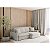 Sofá Cama Bélgica 2,30m em Linho Safira Off White - Home Mobily - Imagem 2
