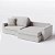 Sofá Cama Bélgica 2,30m em Linho Safira Off White - Home Mobily - Imagem 6