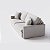 Sofá Cama Bélgica 2,30m em Linho Safira Off White - Home Mobily - Imagem 10