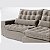 Sofá Volt com Chaise 3,20m em Suede Real Castor - Home Mobily - Imagem 3