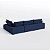 Sofá Volt com Chaise 3,20m em Suede Mar Profundo - Home Mobily - Imagem 8