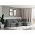 Sofá Volt com Chaise 2,80m em Suede Cinza de Inverno - Home Mobily - Imagem 6