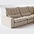 Sofá Volt de Canto 3,77m x 3,77m em Suede Veludo Off White - Home Mobily - Imagem 3