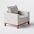 Poltrona Singapura em Linho Safira Off White - Home Mobily - Imagem 3