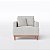 Poltrona Doha em Linho Safira Off White - Home Mobily - Imagem 4