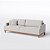 Sofá Doha 2,48m em Linho Safira Off White - Home Mobily - Imagem 6