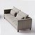 Sofá Living Lisboa 2,00m em Suede Real Castor - Home Mobily - Imagem 7