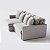 Sofá Cama Bariloche 1,80m em Linho Safira Off White - Home Mobily - Imagem 9