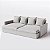 Sofá Cama Bariloche 1,60m em Linho Safira Off White - Home Mobily - Imagem 6