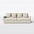 Sofá Cama Bariloche 1,60m em Linho Essência Bege Claro - Home Mobily - Imagem 9
