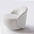 Poltrona Mônaco em Bouclé Aurora Branco Cru - Home Mobily - Imagem 3