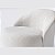 Poltrona Mônaco em Bouclé Aurora Branco Cru - Home Mobily - Imagem 4