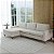 Sofá Viena com Chaise 2,70m em Bouclé Saturno Cinza Claro - Home Mobily - Imagem 2