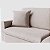 Sofá Cama Bélgica Retrátil e Reclínável 1,70m em Linho Aston Cinza Amarronzado - Home Mobily - Imagem 3