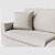 Sofá Cama Bélgica Retrátil e Reclínável 1,70m em Linho Nuvem Off White - Home Mobily - Imagem 3
