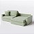 Sofá Cama Bélgica Retrátil e Reclínável 1,90m em Linho Columbia Premium Verde Militar - Home Mobily - Imagem 1