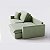 Sofá Cama Bélgica Retrátil e Reclinável 2,30m em Linho Columbia Premium Verde Militar - Home Mobily - Imagem 6