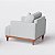 Poltrona Doha em Bouclé Saturno Cinza Claro - Home Mobily - Imagem 6