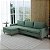 Sofá Viena com Chaise 2,70m em Linho Itacaré Premium Verde - Home Mobily - Imagem 2