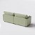 Sofá Living Barcelona 2,00m em Linho Columbia Premium Verde Militar - Home Mobily - Imagem 7