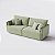 Sofá Living Barcelona 2,40m em Linho Columbia Premium Verde Militar - Home Mobily - Imagem 8