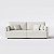 Sofá Living Barcelona 2,00m em Linho Nuvem Off White - Home Mobily - Imagem 1