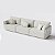 Sofá Living Barcelona 3,25m em Linho Nuvem Off White - Home Mobily - Imagem 6